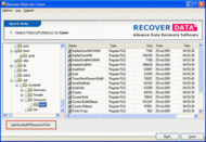 Linux File Recovery Program screenshot